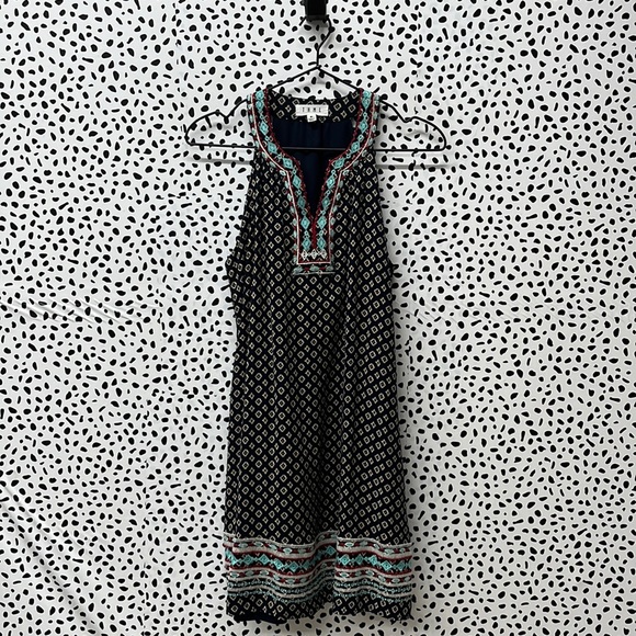 THML Embroidered Boho Mini Dress